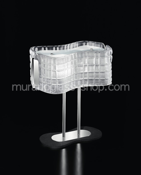 Tabla lámparas de la serie 394, Lámpara de mesa con vidrio esmerilado
