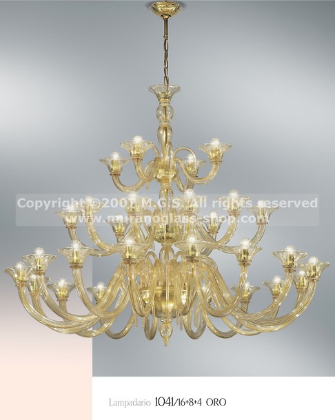 Chandelier Guibet, 24k de cristal araña de luces de la decoración de oro a los veintiocho años