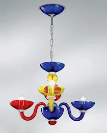 Multicolor Araña tres mini versión de luz