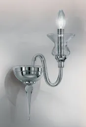 Apliques de cristal a una luz