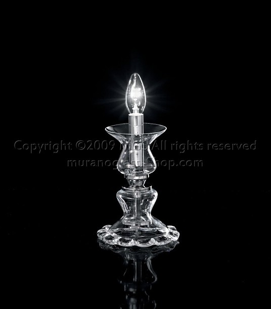 Murano lámparas de mesa de la serie 1021, Crystal Light