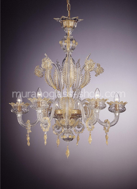 Araña de la serie 275, Araña de cristal de oro, seis luces