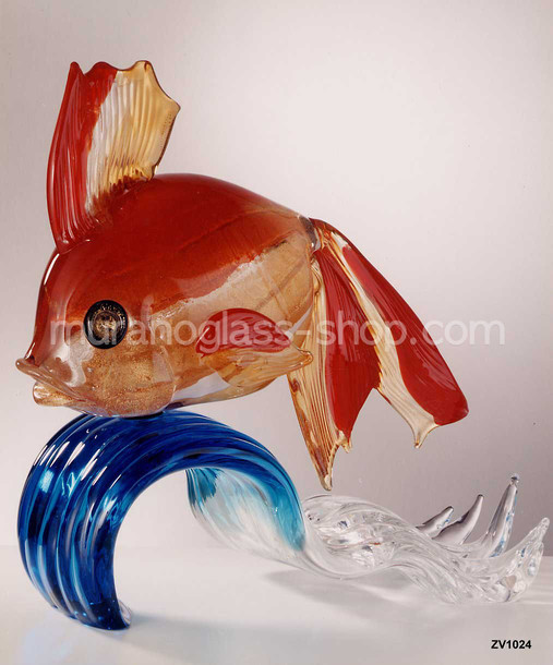 pez de colores, Goldfish en onda
