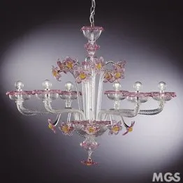 Araña de cristal y rubí