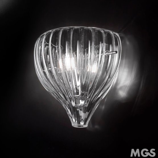 Lámpara de pared Sphera, Candelabros de cristal