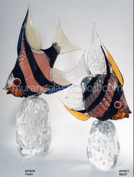 peces luna, Decoración de plata de pez luna, rigadin procesamiento