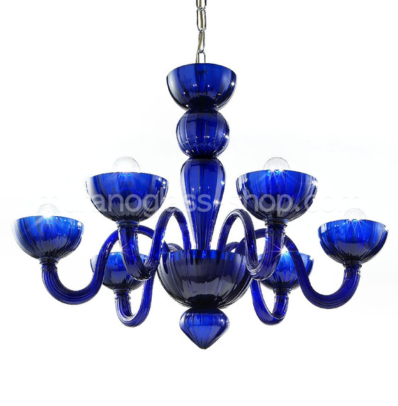 Araña Nielsen, Candelabro de color azul