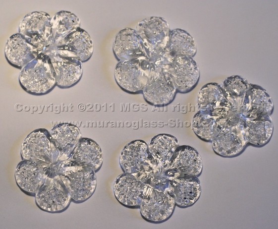 Flores, Diámetro del cristal Flor de 3,5 cm