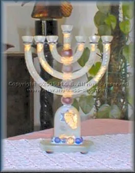 Menor 2006, Hebreo candelabro de cristal Menor