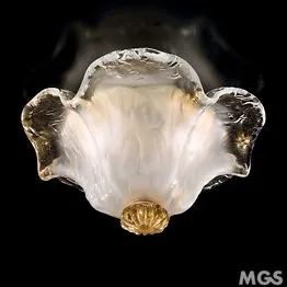 techo de cristal de luz y oro