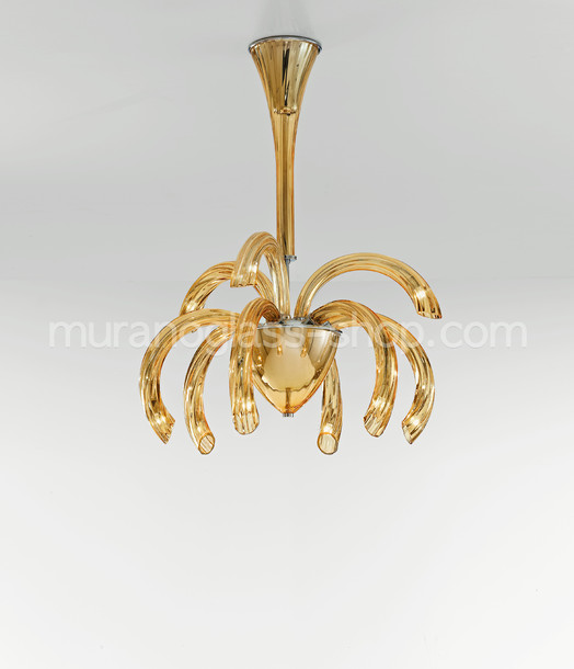 Lámparas serie 1202, Candelabros de 1202 series, 9 bombillas, amber farbe