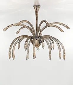 lámpara moderna, 21 luces, colores fum