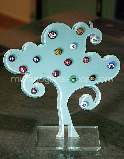 Árboles, Árbol pequeño de color azul
