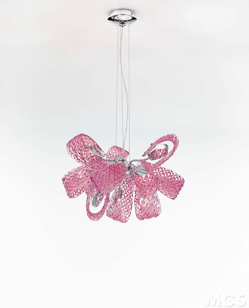 Diseño de la suspensión de la lámpara, serie 500, Lámpara de suspensión en cristal de amatista