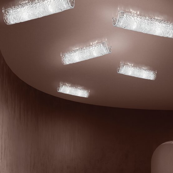 Aplique Orseolo, Aplique de pared en cristal opaco