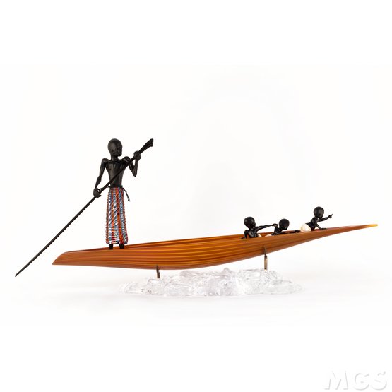 Masai, Masai en un barco