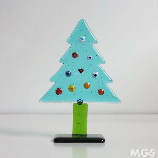 árbol de Navidad, Pequeño árbol de navidad en color azul claro
