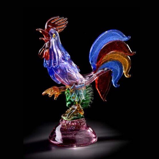 Gallo, Gallo multicolor en base
