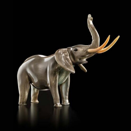 Elefante, Elefante gris brillante