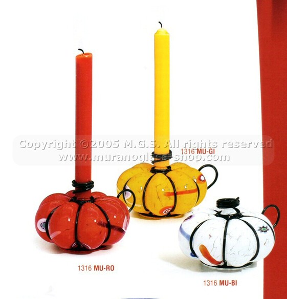 Candelabros Cuadro 1316, Candelabros de mesa tinto