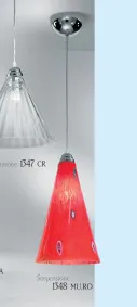 Suspensión 1348 WALL Murrine Red