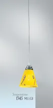 Suspensión 1345 Mugi amarillo millefiori