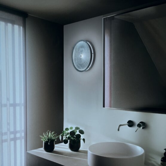 Lámpara de pared Lul, Plafón de pared Lul en azul denim