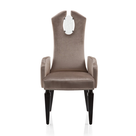 Silla Melpómene, Camafeo exclusivo y terciopelo suave.