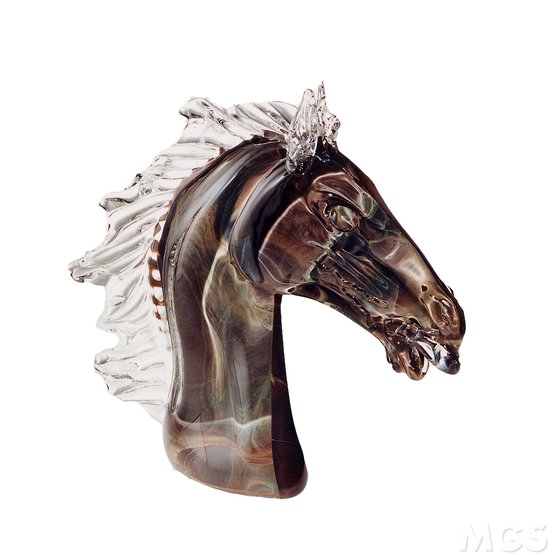 cabezas de caballo, calcedonia Cabeza de Caballo de cristal