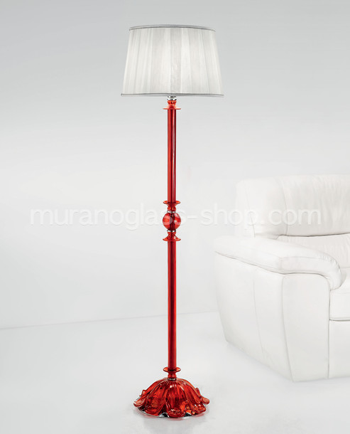 Lámparas de pie de Murano Serie 1452, Red Piso