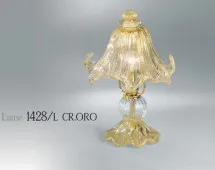 De oro la luz del cristal de decoración