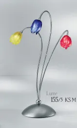 Lámpara de tres luces multicolores
