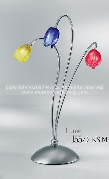 Ilustración 155, Lámpara de tres luces multicolores