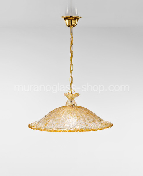 Suspensión de Murano Serie 1185, Suspensión con ámbar de grano
