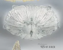 Plafón con el rocío de cristal